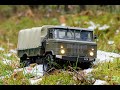 GAZ 66 (ГАЗ 66) driving in the forest - RC scale truck [Cross RC GC4] part 2