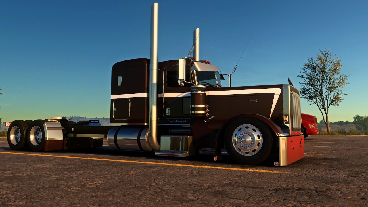 American Truck Simulator Custom Peterbilt 389+ 700HP STRAIGHT PIPED 3406E
