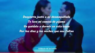 Tu Vida En La Mia - Marc Anthony - Letra