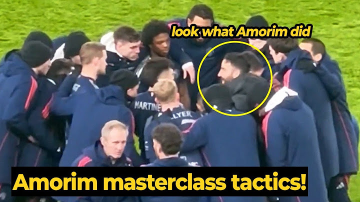 Ruben Amorim said what he had to say before the penalty shootout, look United players reaction...