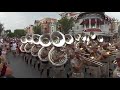 Fightin&#39; Texas Aggie Band March down Main Street at Disneyland - 9/2/17