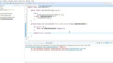 Java Custom Exception | Java Programming | Checked/Unchecked Exception