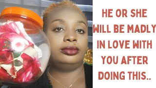 Bury your underwear $sugar in a jar and see what happens next..he will be madly in love with you