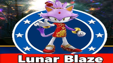 SONIC DASH NEW CHARACTER  Lunar Blaze Unlocked and Fully Upgraded  NEW Update Gameplay HD