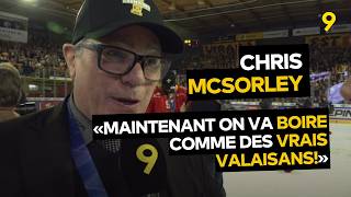 Chris Mcsorley Très Ému Après La Victoire Du Hc Sierre