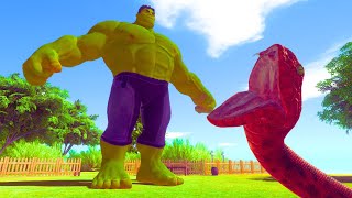 Can Hulk Protect His Best Friend? - Animal Revolt Battle Simulator