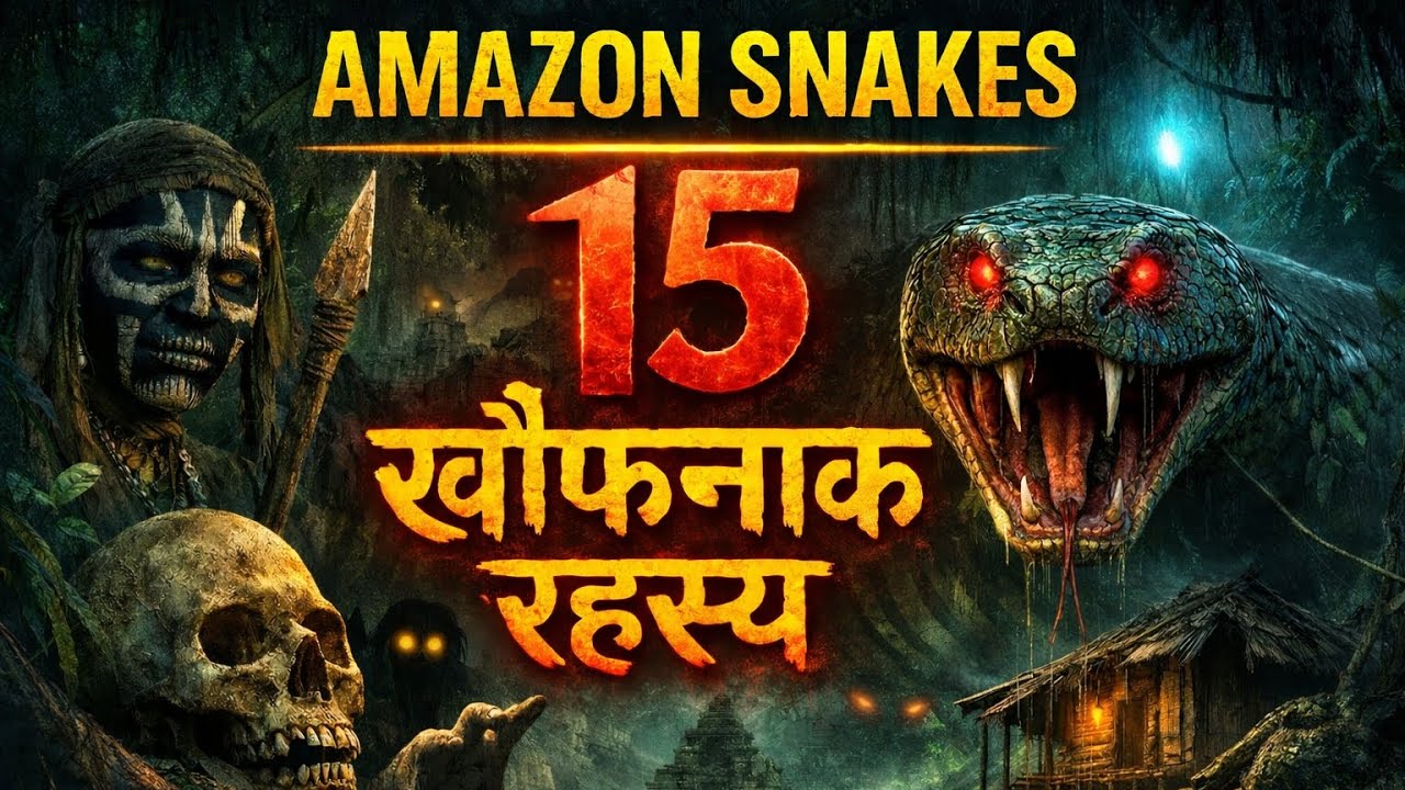 Amazon Jungle ke 15 Sabse Khatarnak Snakes 😱 | Deadliest Snakes on Earth