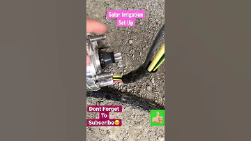 Micno Inverter Solar Irrigation Testing And Set Up SolarIrrigation SolarPump Micno Inverter 