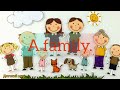 A family. Семья на английском языке. English for kids. Learn #family.