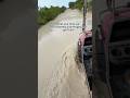 I don’t recommend driving a cart through deep puddles in San Pedro #sanpedro #belize #golfcart #prob