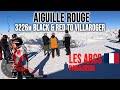 Ref:Hab0ra4GthA [4k] skiing les arcs, aiguille rouge 3226m black &amp; red to villaroger, paradiski france, gopro hero13