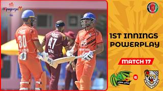 1st Innings Powerplay | Band-e-Amir Dragons vs Speenghar Tigers | Match 17 | SCL T20 | 301K