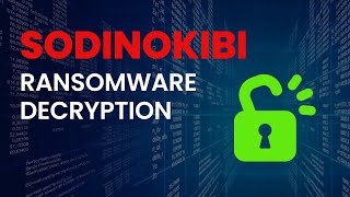 Sodinokibi Ransomware Decryptor - How to decrypt files from Sodinokibi