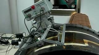 ISONIC PA AUT: Scanning of the calibration block - 48" OD 15 mm WT