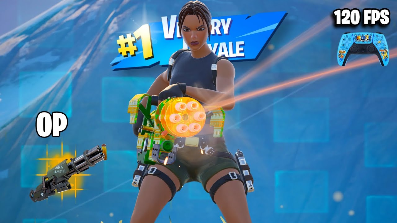 New Lara Croft Skin With OP Mythic Brutus Minigun Fortnite Chapter 6 new-lara-croft-skin-with-op-mythic-brutus-minigun-fortnite-chapter-6