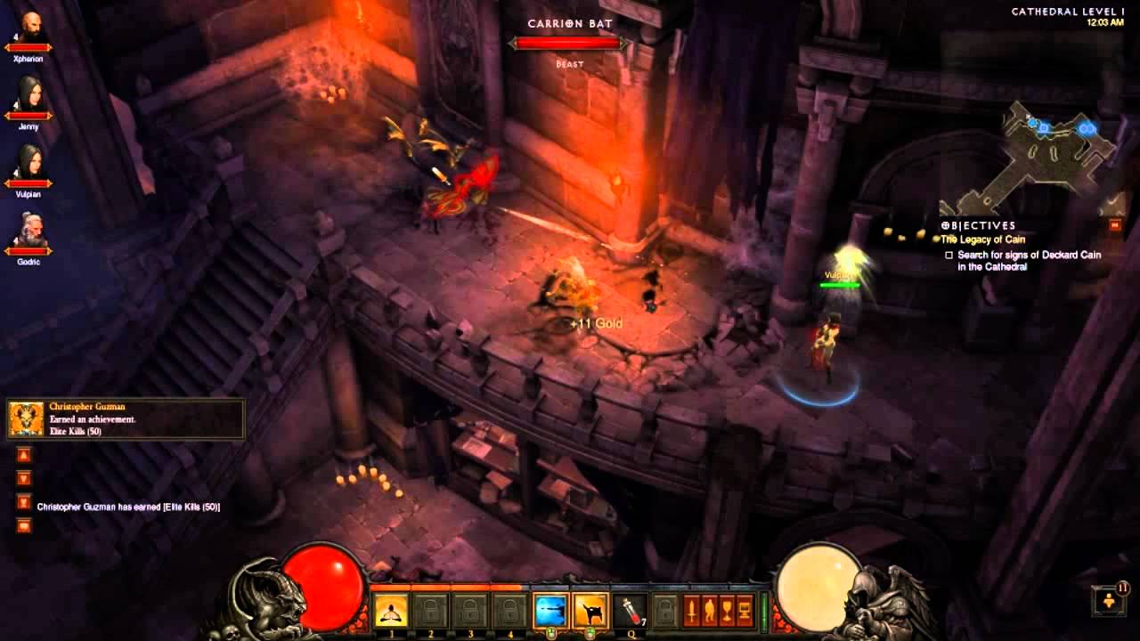 Diablo 3 Beta - Monk Gameplay Part 1 - YouTube