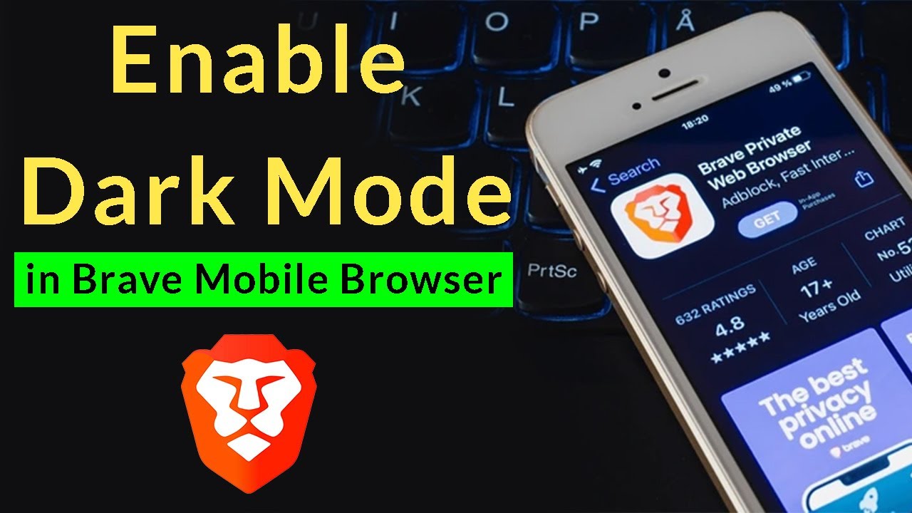 How to Enable Dark Mode in Brave Mobile Browser?