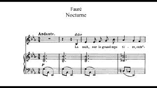 Fauré 2 Mélodies, Op. 43 1885 With Score