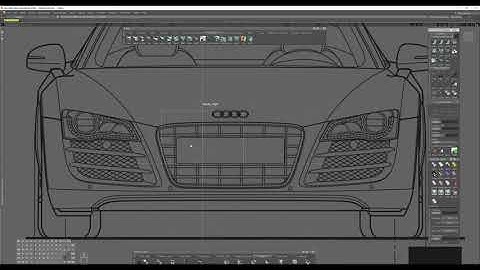 Autodesk Alias Basic Tutorial: Reference Image Setup for Audi R8 Modeling