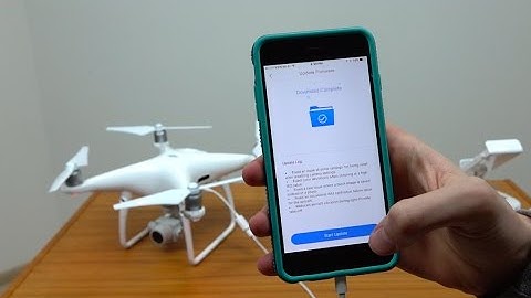 Updating Firmware on DJI Phantom 4 Pro