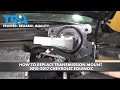 How to Replace Transmission Mount 2010-2017 Chevrolet Equinox