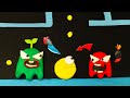PAC-MAN take revenge #9 (Pacman VS Ghosts Red) | Game Pacman Stopmotion