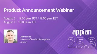 25.3 Product Announcement Webinar