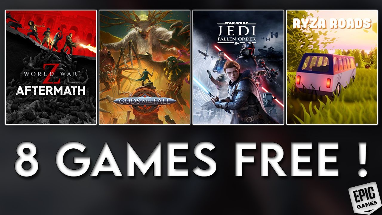 8 GAMES ARE FREE CLAIM NOW !, EPIC GAMES FREE GAMES 2022