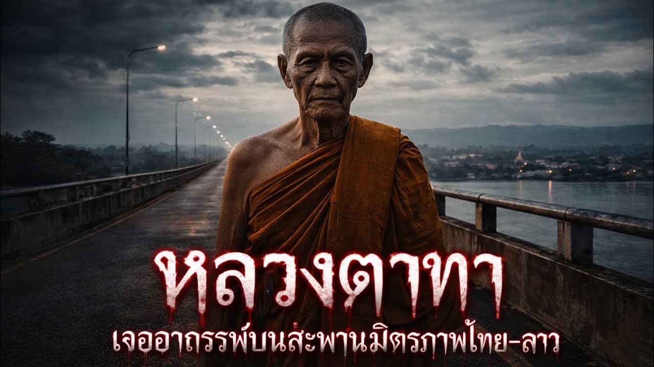 หลวงตาทา  เจออาถรรพ์บนสะพานมิตภาพไทย ลาว  ( มุกดาหาร-สะหวันนะเขต  )