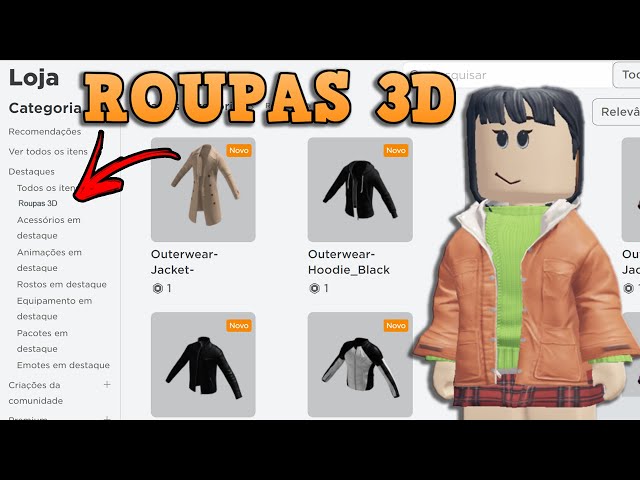 CHEGOU ROUPA 3D NO ROBLOX MAS DEU ERRADO 😳 [ 3D Layered Clothing