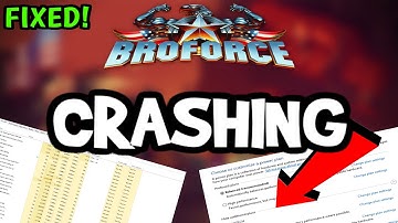 How To Fix Broforce Crashing! (100% FIX)