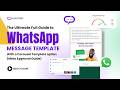 How to Create WhatsApp Carousel Message Template for Meta Approval - WAOrbit Tutorial