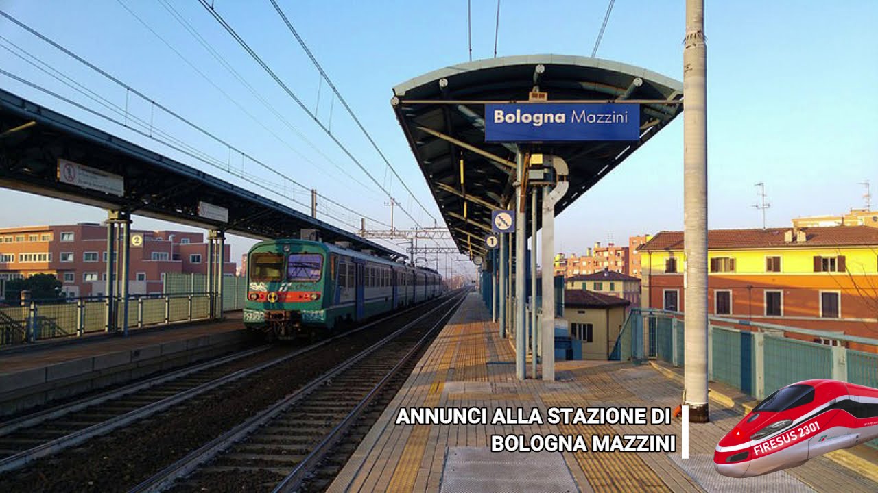 Annunci alla stazione di Bologna Mazzini YouTube
