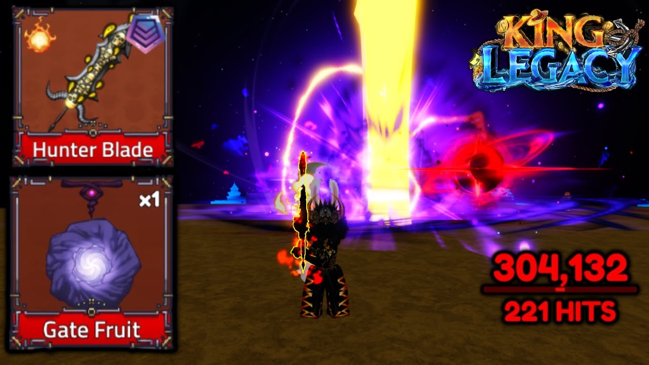 This GATE + HUNTER BLADE build eliminates EVERYTHING | King Legacy Mobile Bounty Hunting