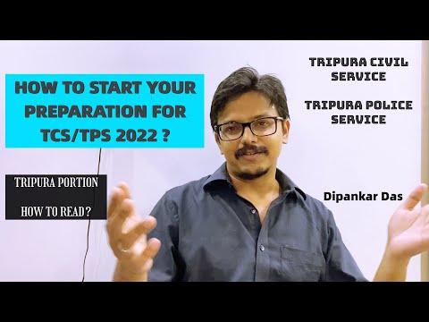 [1.9] How to Prepare for TPSC TCS/TPS 2022 by TCSbaba | Prepare for Tripura Portion of syllabus