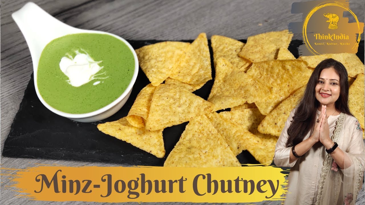 indisch Kochen : Minze Joghurt Chutney| Dip für indische Vorspeisen ...