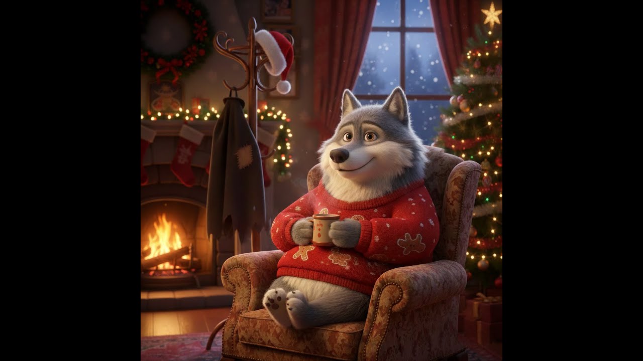 🎄 A Wolf’s Christmas Wish — A Heartwarming Christmas Song for Kids & Families