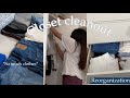 CLOSET CLEANOUT | reorganization