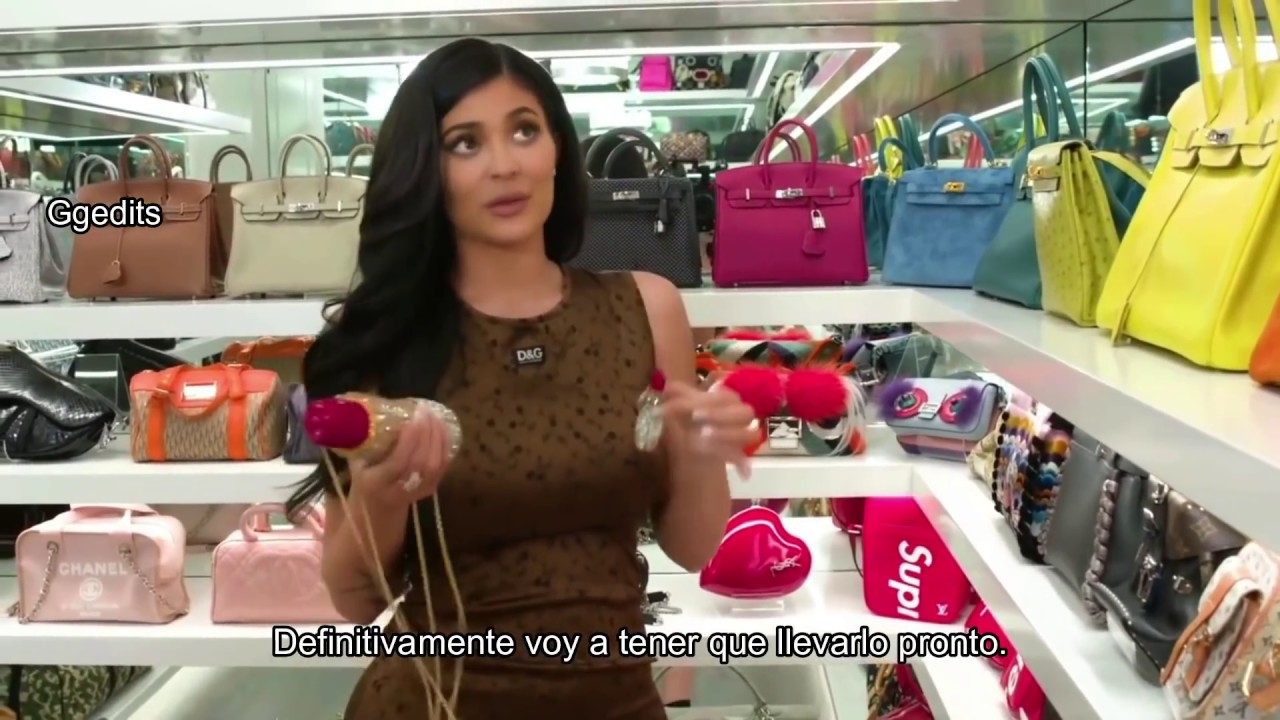 El armario de bolsos de Kylie jenner (traducido al español)