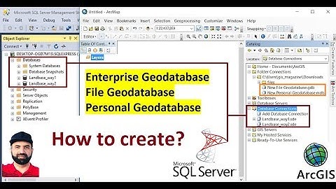ArcMap Enterprise Geodatabase how to