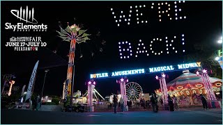 Alameda County Fair 2022 | PATRIOTIC Drone Show | Sky Elements Drones