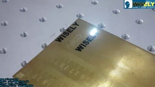 fiber laser engraving & marking machine for brass
