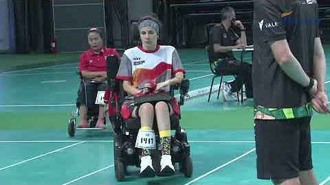 World Boccia Championships 06.12.2022. Sara Aller Mayo (ESP) vs. Nuanchan Phonsila (THA) (BC4)