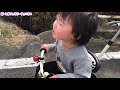 かなとくんのNEW自転車披露のはずが自転車に抜かされてグズグズのしおんくんww