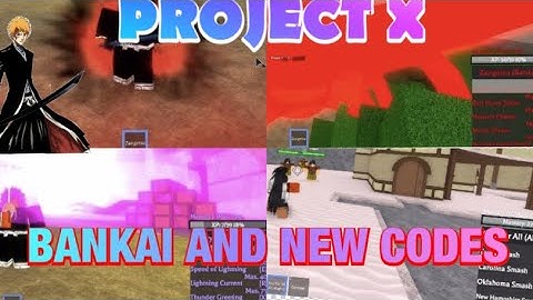 PROJECT X NEW CODES / BANKAI UPDATE!!!
