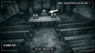 Niño fantasma en iglesia