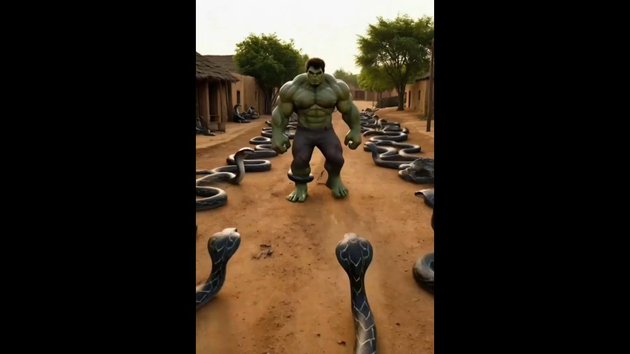 Saanpon Ka Gaon Par Hamla! 😱 Hulk vs Snakes | Hindi Story 