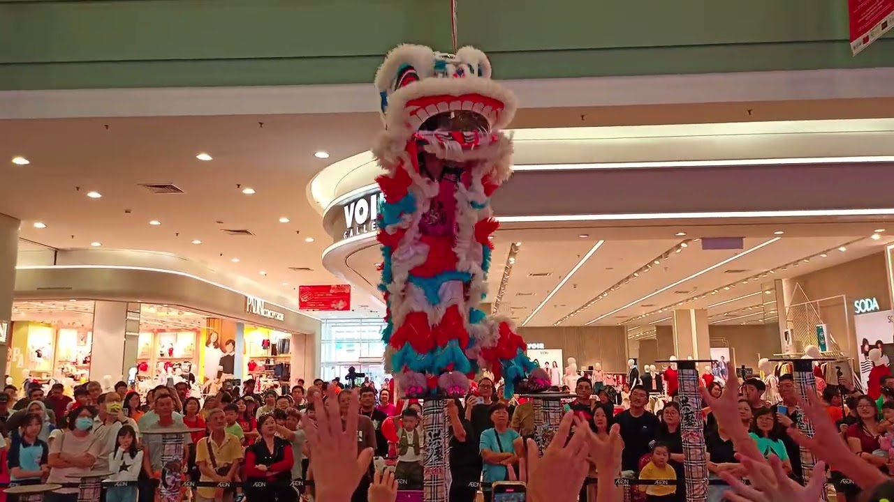 Acrobatic Meets Traditional Lion Dance