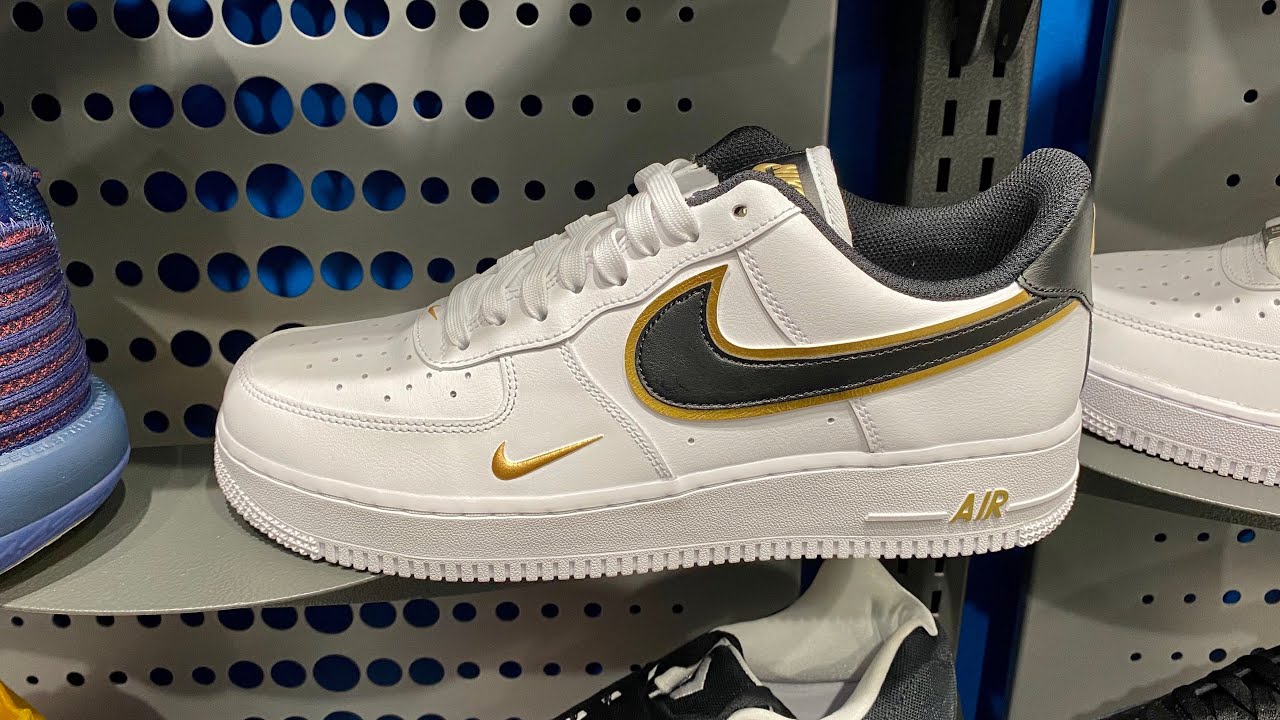 Nike Air Force 1 '07 LV8 “Metallic Pack - White Metallic Gold” - Code: DA8481-100 YouTube