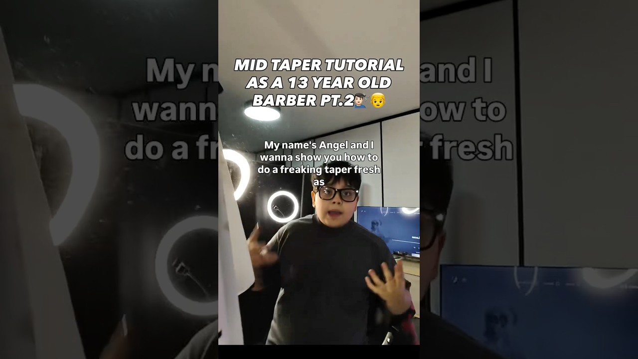 Этот 13-летний парикмахер выпускает 🔥 пошаговые видеоуроки💈✨ Обучение стрижке средней длины с пла...